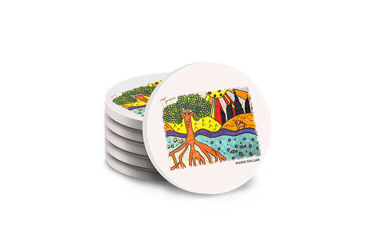 COASTERS - ROUND