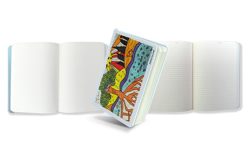 LEATHERETTE NOTEBOOK - RULED